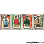 Ajman Scouting , 4 stamps