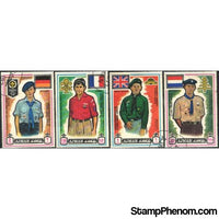 Ajman Scouting , 4 stamps