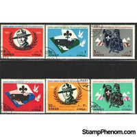 Ajman Scouting Lot 2 , 6 stamps