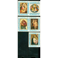 Ajman Christmas , 5 stamps