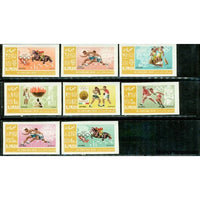 Ajman Olympics Imperf , 8 stamps