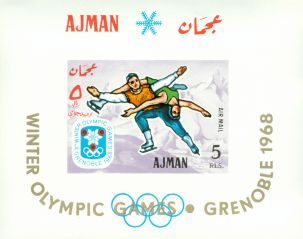 Ajman Olympics , 1 souvenir sheet