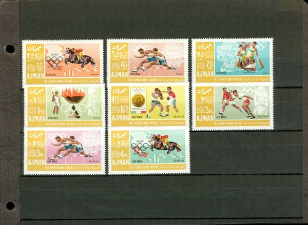 Ajman Olympics , 8 stamps