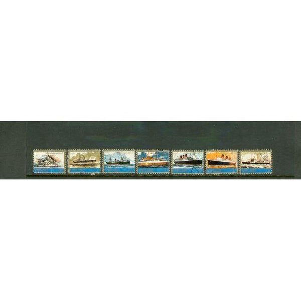 Ajman Ships , 7 stamps Lot 3 - Ajman Ships , 7 stamps Lot 3