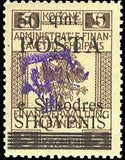 Albania 1919 Postage Dues - Blue "Taxe" overprints-Stamps-Albania-StampPhenom