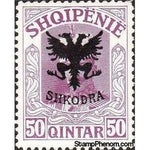 Albania 1920 Unissued portrait of Prince zu Wied, overprinted in black, 50q-Stamps-Albania-StampPhenom