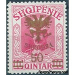 Albania 1920 Unissued portrait of Prince zu Wied, surcharged in brown-Stamps-Albania-StampPhenom