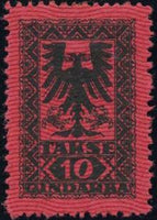 Albania 1922 Postage Dues - Coat of Arms-Stamps-Albania-StampPhenom