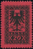 Albania 1922 Postage Dues - Coat of Arms-Stamps-Albania-StampPhenom