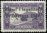 Albania 1924 Cityscapes overprints - Triumf ' i legalitetit-Stamps-Albania-StampPhenom