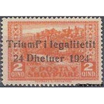 Albania 1924 Cityscapes overprints - Triumf ' i legalitetit-Stamps-Albania-StampPhenom