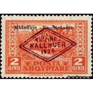 Albania 1924 ‭Opening of the Constituent Assembly, 2q-Stamps-Albania-StampPhenom