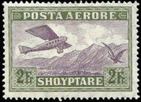 Albania 1925 Airmail-Stamps-Albania-StampPhenom