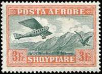 Albania 1925 Airmail-Stamps-Albania-StampPhenom