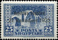 Albania 1925 Cityscapes overprints - Republika Shqiptare-Stamps-Albania-StampPhenom