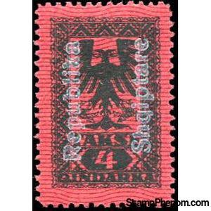 Albania 1925 Postage Dues - Coat of Arms (overprints)-Stamps-Albania-StampPhenom