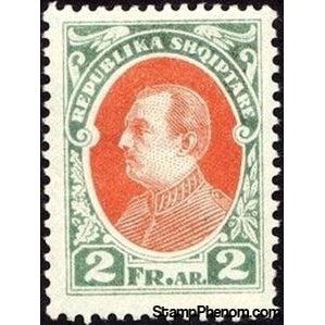 Albania 1925 ‭President Ahmed Zogu, 2f-Stamps-Albania-StampPhenom