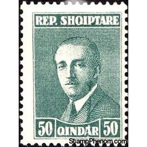 Albania 1925 ‭President Ahmed Zogu, 50q-Stamps-Albania-StampPhenom