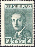 Albania 1925 President Ahmed Zogu-Stamps-Albania-StampPhenom