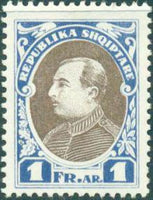 Albania 1925 President Ahmed Zogu-Stamps-Albania-StampPhenom