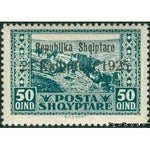 Albania 1925 Proclamation of the Republic, 50q-Stamps-Albania-StampPhenom