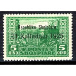 Albania 1925 Proclamation of the Republic, 5q-Stamps-Albania-StampPhenom