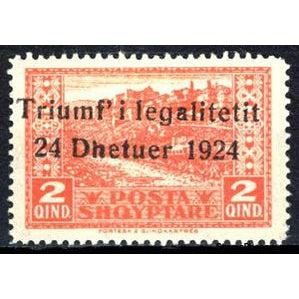 Albania 1925 Return of the Government ‭to the Capital, 2q-Stamps-Albania-StampPhenom