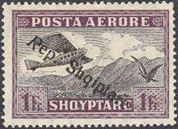 Albania 1927 Airmail overprints-Stamps-Albania-StampPhenom