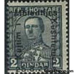 Albania 1928 ‭President Ahmed Zogu overprinted in black, 2q-Stamps-Albania-StampPhenom