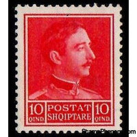 Albania 1930 King Zog I of Albania, 10q-Stamps-Albania-StampPhenom