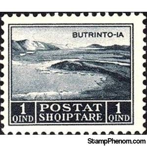 Albania 1930 Lake Butrinto, 1q-Stamps-Albania-StampPhenom