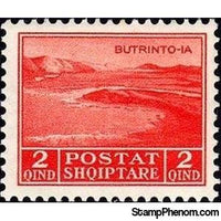 Albania 1930 Lake Butrinto, 2q-Stamps-Albania-StampPhenom