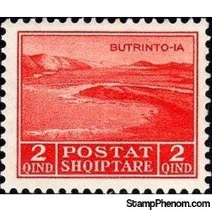 Albania 1930 Lake Butrinto, 2q-Stamps-Albania-StampPhenom