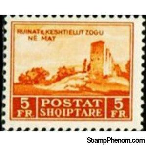 Albania 1930 Ruins of Fortress Zog, 5f-Stamps-Albania-StampPhenom