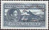 Albania 1931 Opening of the Route Tirana-Rome - Airmail King Zog I overprints-Stamps-Albania-StampPhenom