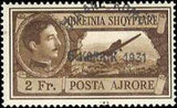 Albania 1931 Opening of the Route Tirana-Rome - Airmail King Zog I overprints-Stamps-Albania-StampPhenom