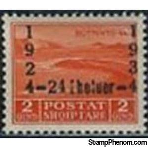 Albania 1934 Lake Butrinto overprinted in black, 2q-Stamps-Albania-StampPhenom