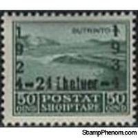 Albania 1934 Lake Butrinto overprinted in black, 50q-Stamps-Albania-StampPhenom