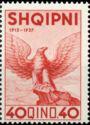 Albania 1937 25th Anniversary of Independence from Turkey-Stamps-Albania-StampPhenom