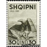 Albania 1937 25th Anniversary of Independence from Turkey-Stamps-Albania-StampPhenom