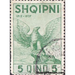 Albania 1937 The 25th Anniversary of the Albanian Independence-Stamps-Albania-StampPhenom