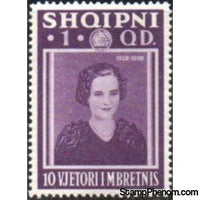 Albania 1938 10th Anniversary of Royalty-Stamps-Albania-StampPhenom