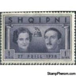 Albania 1938 Wedding of Countess Geraldine & King Zog I-Stamps-Albania-StampPhenom