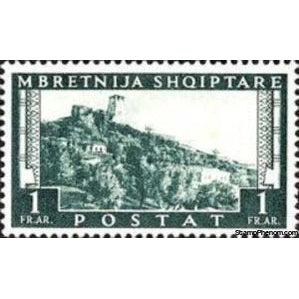 Albania 1939 Fortress Kruja-Stamps-Albania-StampPhenom