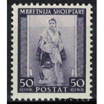 Albania 1939 Native costume, 50q-Stamps-Albania-StampPhenom