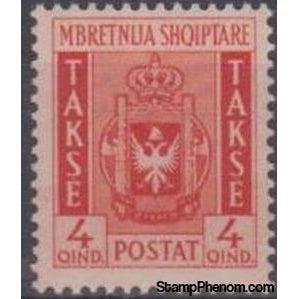 Albania 1940 Coat of Arms-Stamps-Albania-StampPhenom