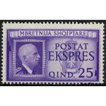 Albania 1940 King Victor Emmanuel III of Italy, 25q-Stamps-Albania-StampPhenom