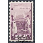 Albania 1940 Women waving to plane-Stamps-Albania-StampPhenom