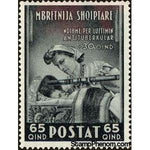 Albania 1943 Nurse and Child, 65+30q-Stamps-Albania-StampPhenom