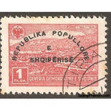 Albania 1946 Permet overprinted in black, 1f-Stamps-Albania-StampPhenom